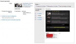 Google adwords for video